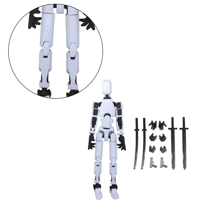 

Fashion Plastic Robot Toy Model for Display Showcases Fashion and Futuristic Toy