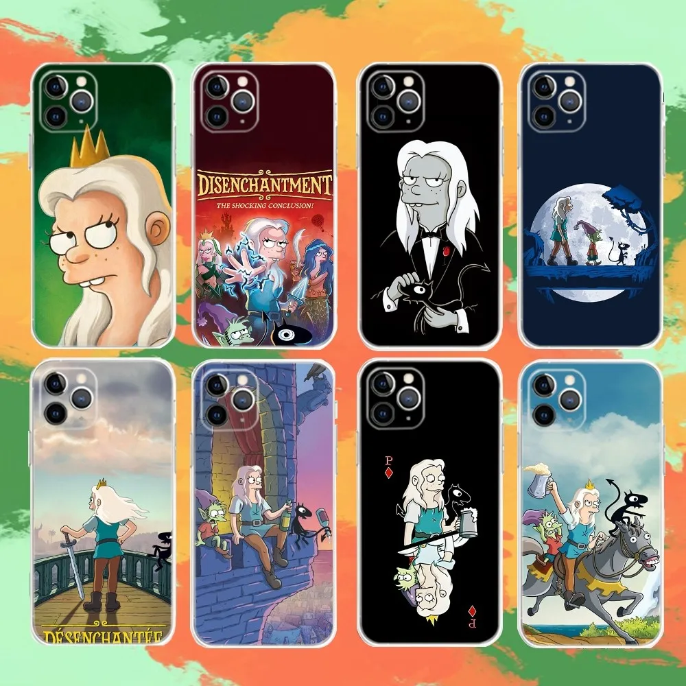 

D-DisenchantmentS Phone Case For iPhone 16e,16,15,14,13,12,11,Mini,Pro,XS,Max,6,7,8,Plus,X,XR,SE,2020 Transparent Funda Shell