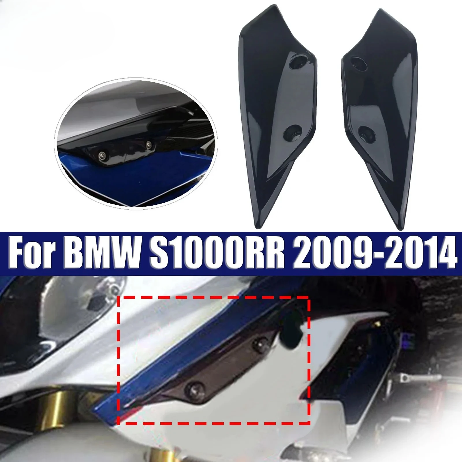 

Обтекатель лобового стекла, крышка крыла, АБС-пластик, передние аэродинамические крылышки для BMW S1000RR 2009-2014