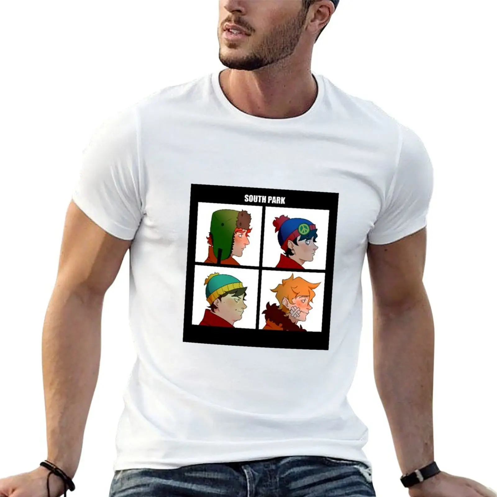 

South Park T-Shirt man t shirt cotton high quality man tshirt t shirts for man cotton soft T-shirt