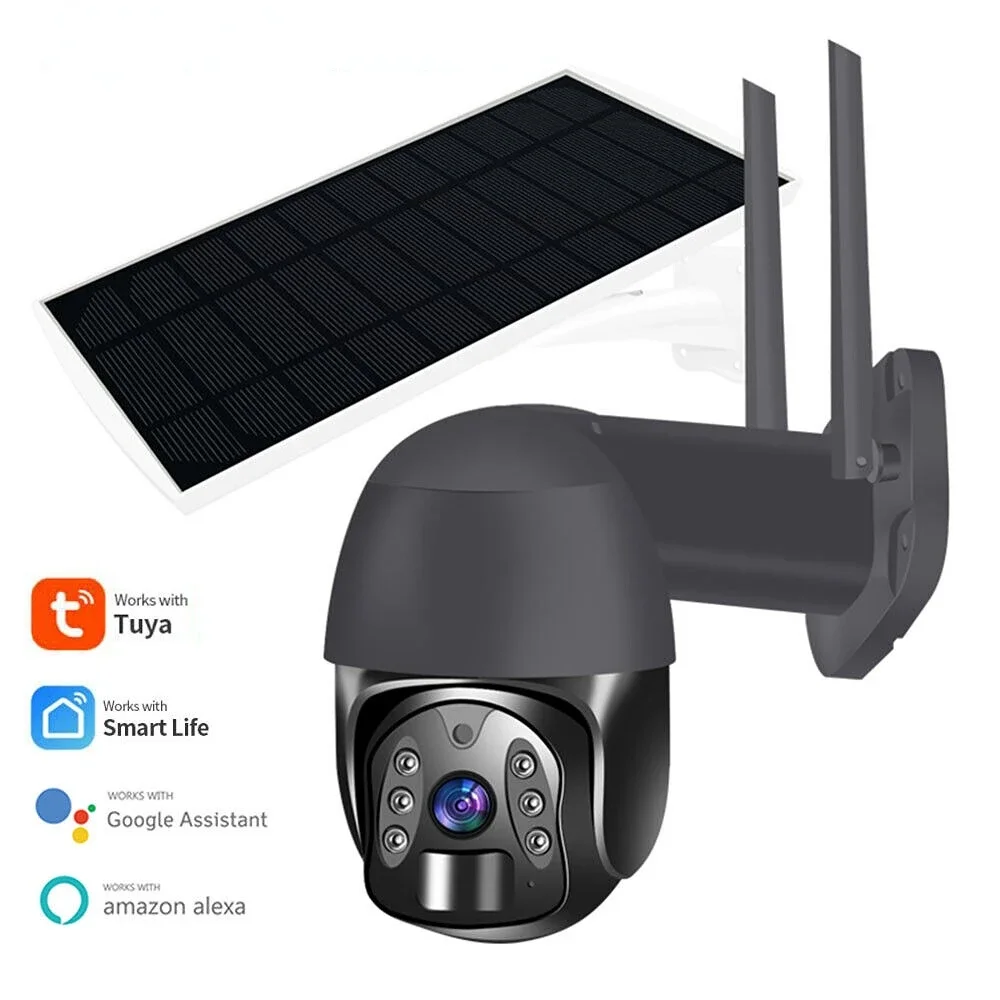 

Surveillance Camera 4G PTZ Solar WiFi Camera Outdoor Security-protection Smart Home AI Human Detection Two Way Talk Tuya