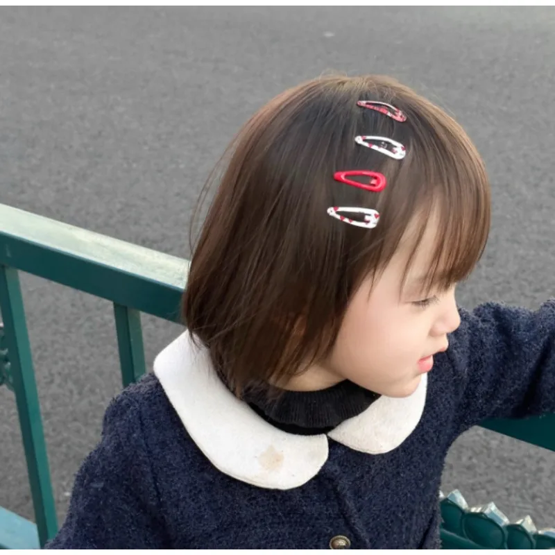 

10 Pcs Glitter Metal Star Hair Clips for Infant Girls Colorful Snap Hairpin Headwear Baby Kids Hair Accessories