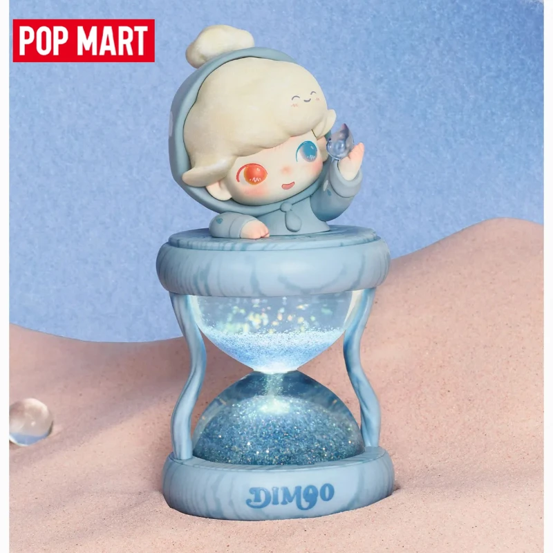 

POP MART DIMOO Воспоминания Мы удерживаем услуги-светящиеся песочные часы хрустальный шар глухая коробка забавная декоративная игрушка орнамент игрушка-таймер