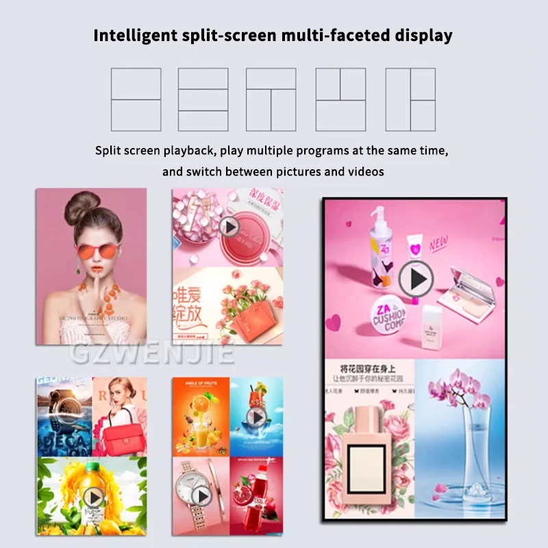 

43/50 inch Electronic Screen Advertising Display Screen Hospital Triage LED LCD Screen Hotel Promotional Screen Menu Board