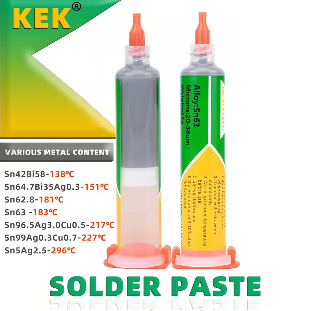 

6337 4258 20g Solder Paste Soldering USB Chip Electronic Components LED Soldering Repair Mobile Phone Welding Flux for SMT