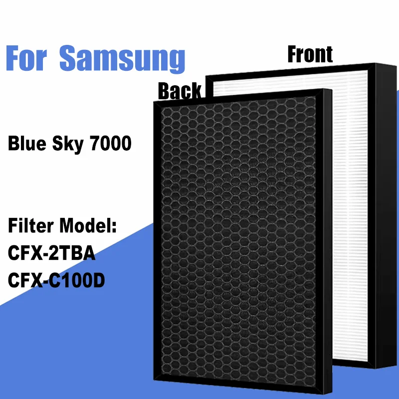 

Сменный Hepa-фильтр с активированным углем для Samsung Blue Sky 7000, встроенный фотофильтр