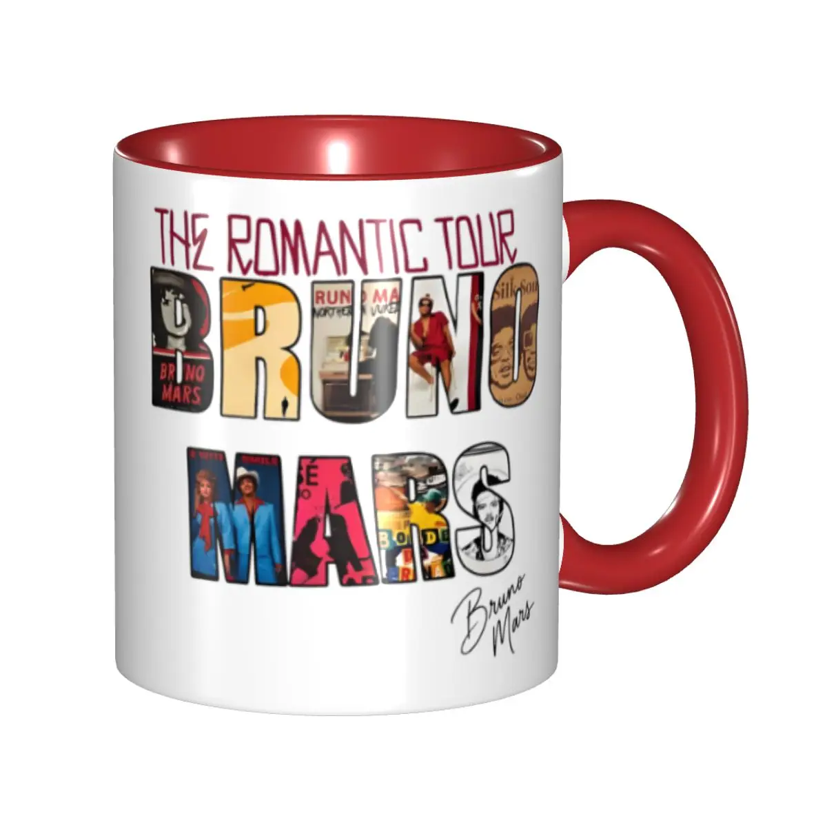 Bruno Mars The Romantic Tour 2026 Concert Gift Mug for Friends Fun Coffee Cup Present for Home