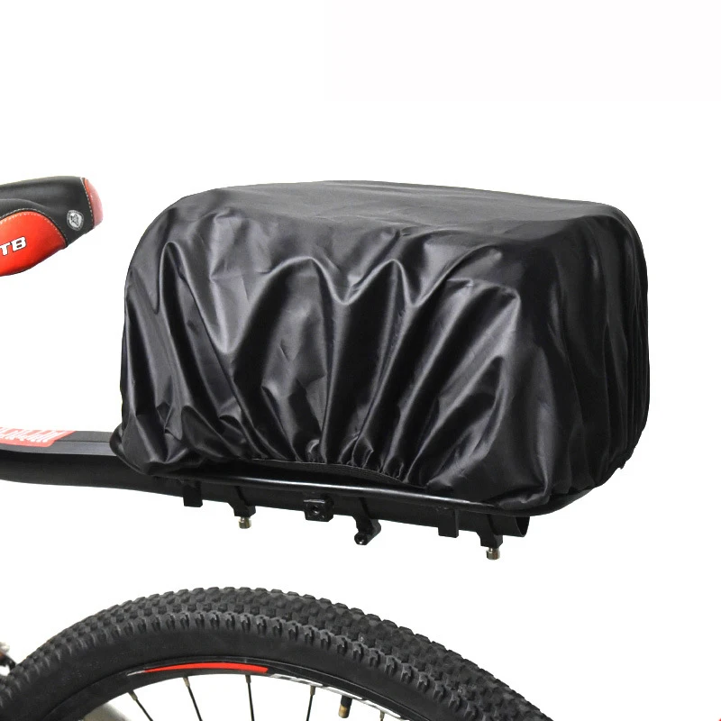 Large Capacity Bicycle Pannier Bag, Rear Rack Bag, Rear Seat Bag, Mountain Bike Tail Bag, Hard Shell with Reflective Strips