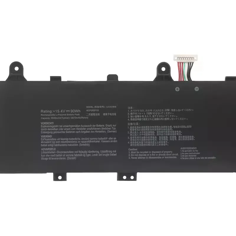 C41n1906 laptop battery for Asus gx550lws gx550lxs fa506iu fa506iv fa506qr fa706iu fx506lu 15.4v 90Wh