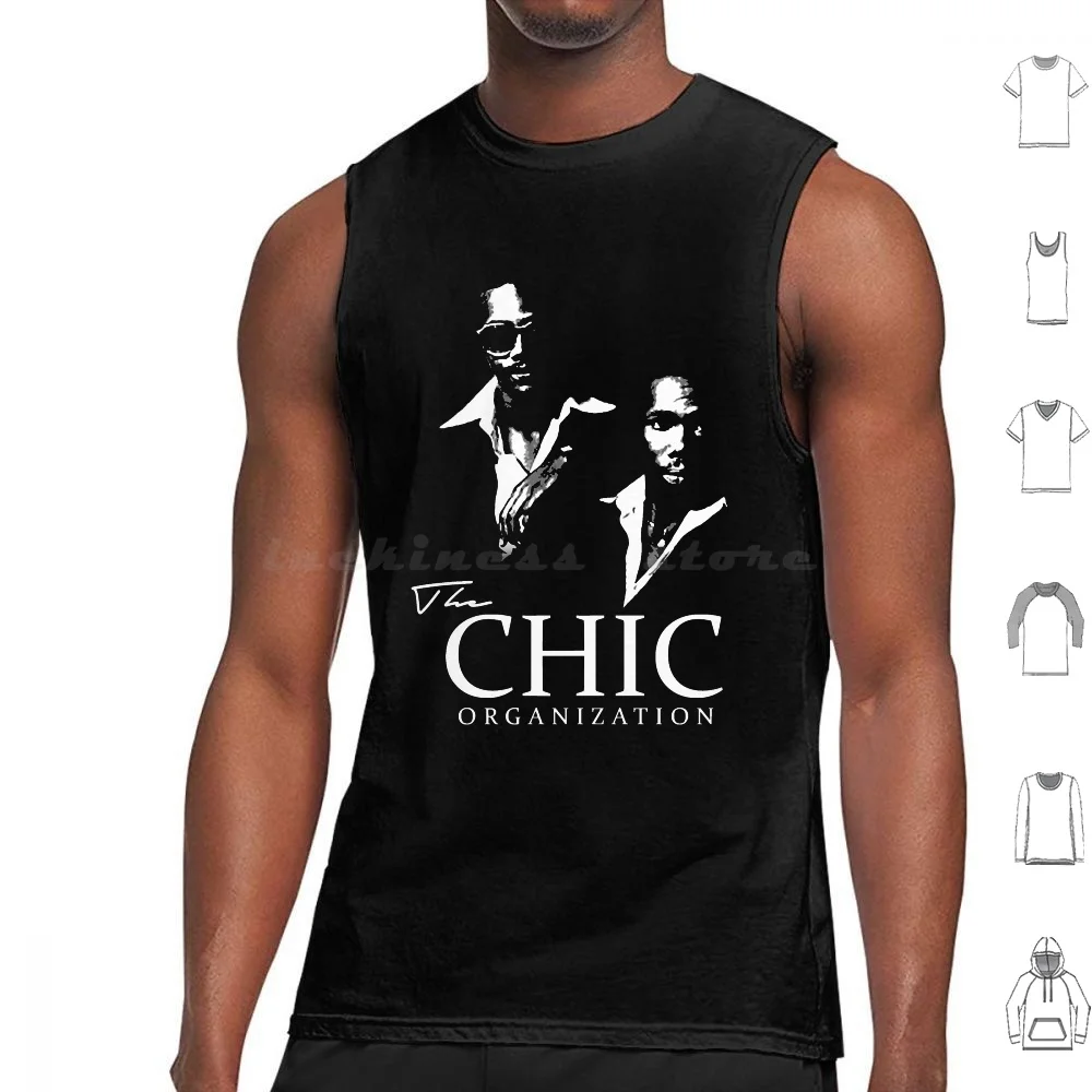 Chic-Nile Rodgers & Bernard Edwards Tank Tops Vest Sleeveless Chic Nilerodgers Bernardedwards Thechicorganization Disco Funk