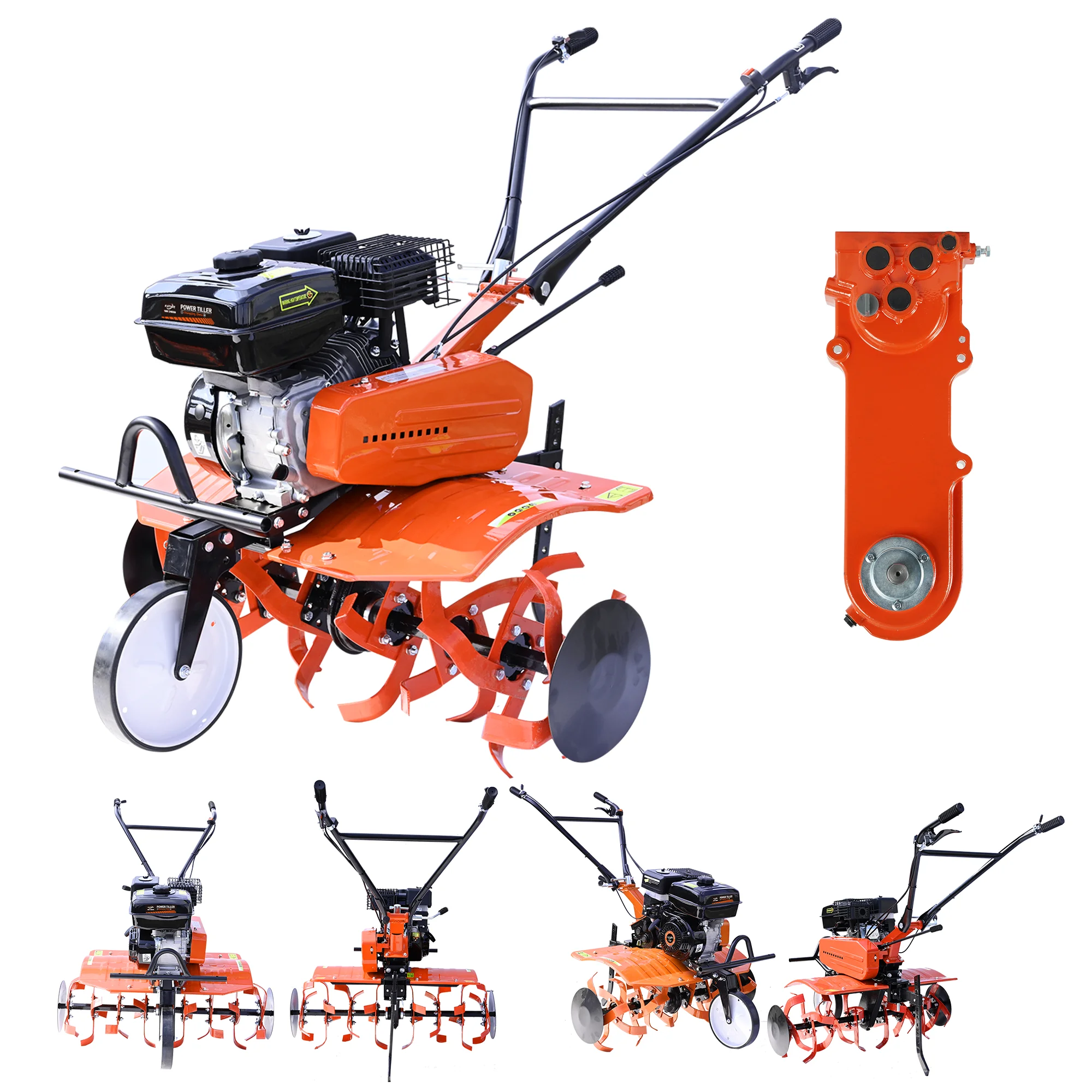 High Quality Mini Power Weeder Multi Land Cultivator Machine Chain Micro Tiller Motocultor for Agricultural Machinery Equipment