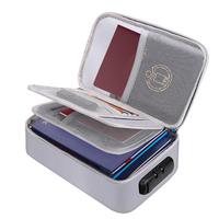 Important Document Holder Multiple Layers Fireproof Document Box Storage Accessories Secure File Bag For Cash Paperwork Cards