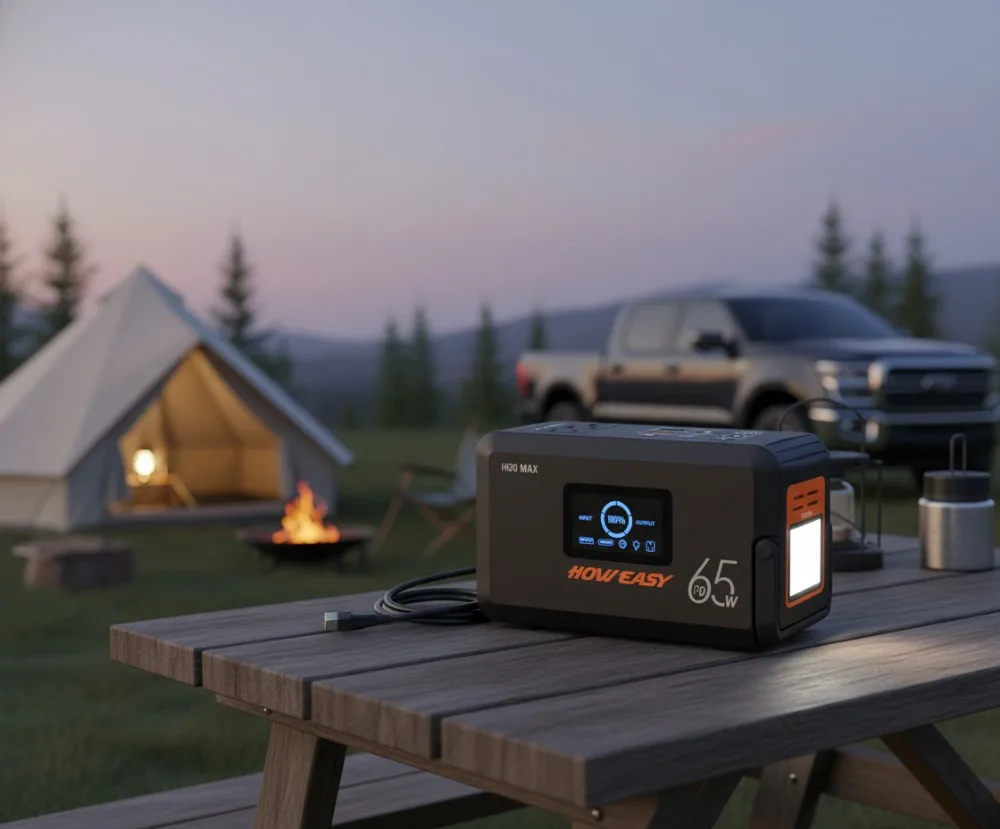 محطة طاقة محمولة، مولد طاقة شمسية بقدرة 135 وات، بطارية احتياطية بقدرة 98 وات في الساعة مع مخرج تيار متردد، شحن سريع PD للتخييم في حالات الطوارئ الخارجية #1