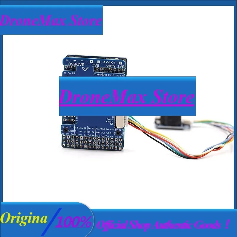 DroMaMATEK H743 WING V3 Fixed Wing Flight Control 2-8S Dual Gyroscope Supports Dual Cameras