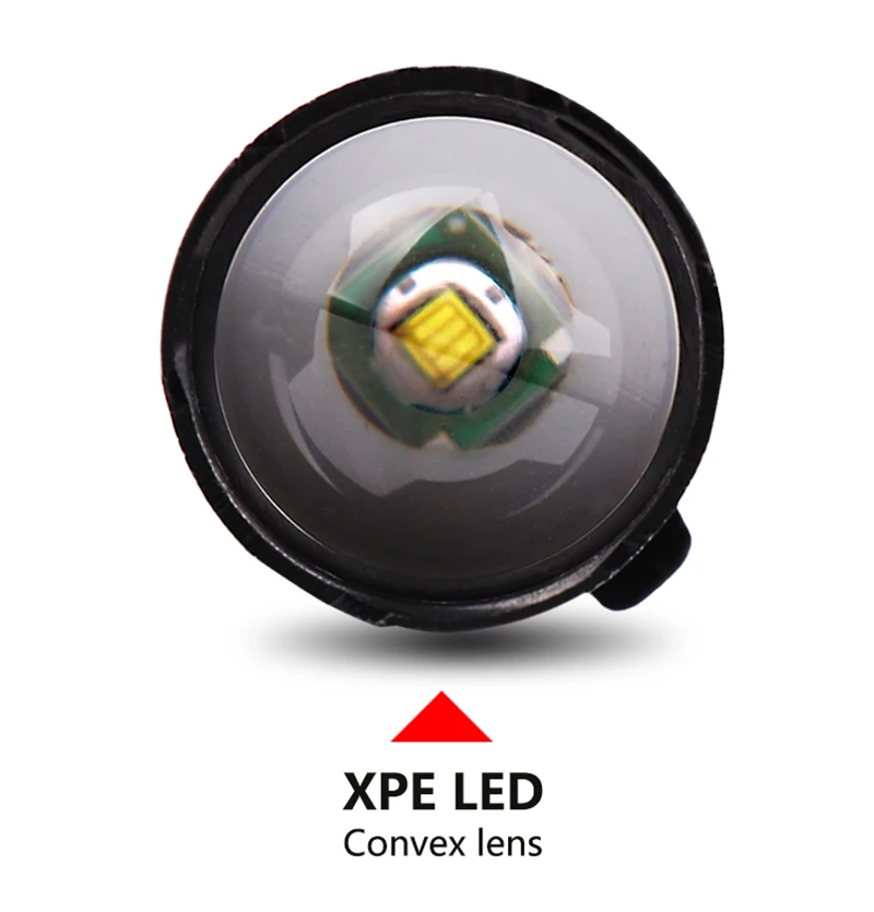 Tactical FlashlightNewest Design Q5 Built in Battery USB Charging Flashlight Zoomable Waterproof Tactical Torch Lamp LED Bulbs