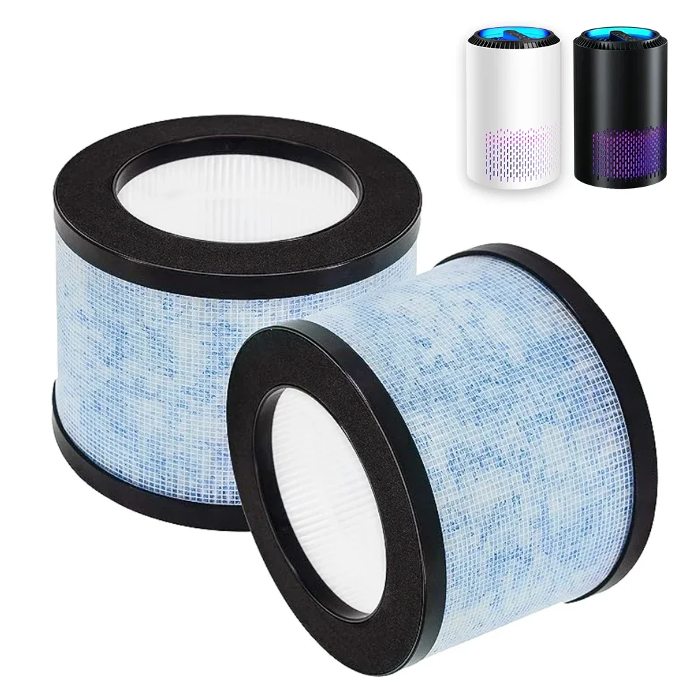 HEPA Replacement Filter, Compatible Air Purifier DH-JH01, Intelabe EPI080, and Elechomes EP1081 Air Purifier, 2Pack