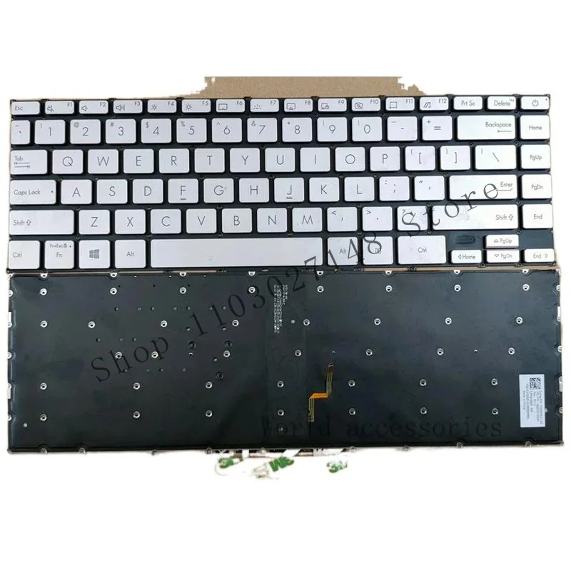 WYORESY Backlit New FOR Asus Zen Book UX325 UX325E UX325EA English Laptop Keyboard US