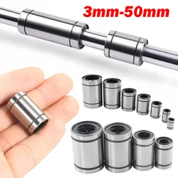 1PCS LM3UU ~ LM50UU Linear Motion Ball Bearing Bushing 5mm-50mm & Rod Shaft for CNC 3D Printer