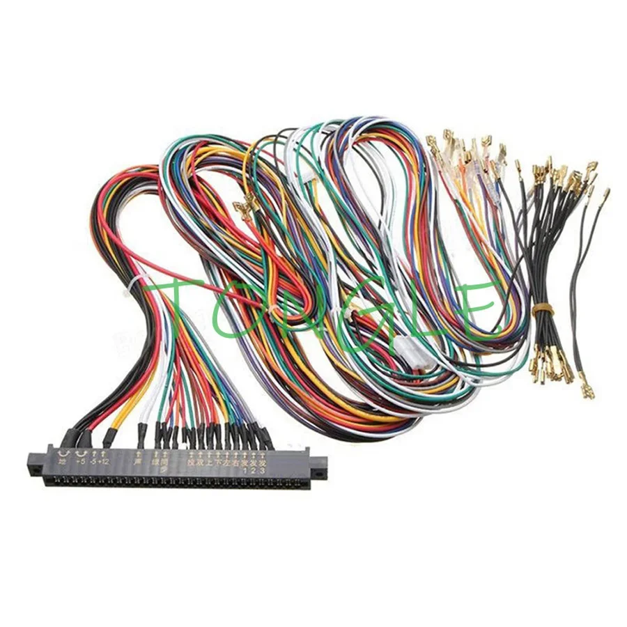 Arcade JAMMA 56 Pin Interface Cabinet Wire Wiring Harness PCB Cable For Arcade Game Consoles Jamma 60 in 1 board