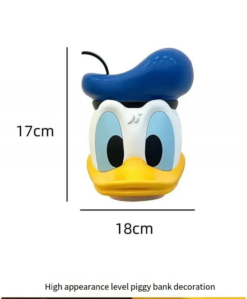 Disney Mickey Maus Donald Duck Action Figur Modell Sparschwein Anime Kind Spielzeug Cartoon Puppe Saving Pot Ändern Dekoration Geschenk