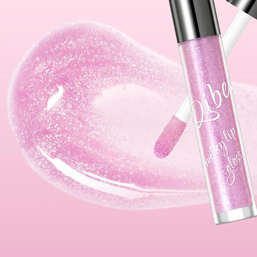 3 ألوان بريق ملمع الشفاه بيرليسسينت ملمع الشفاه الساطع ممتلئ أحمر الشفاه أحمر الشفاه ترطيب لامع دائم مرآة ليك M9S7 #2