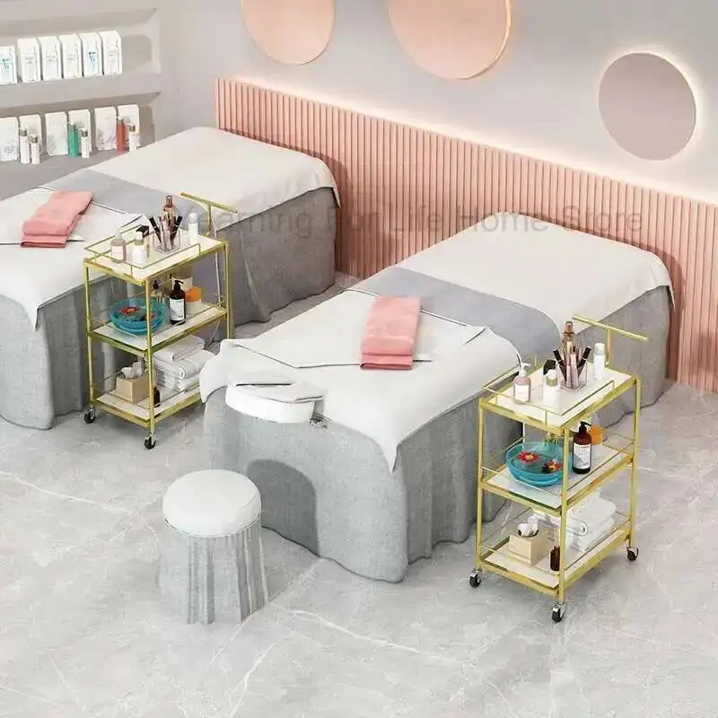 

Furniture for Beauty Salon Aesthetic Auxiliary Cart Trolley Hair Car Wheels Spa Commercial ﻿ trolley con ruedas Chair Trolly