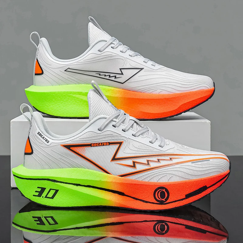 Running Shoes Men Marathon Athletic Sports Outdoor Carbon Plate Breathable Lightweight Comfortable Women's Professional Sneakers