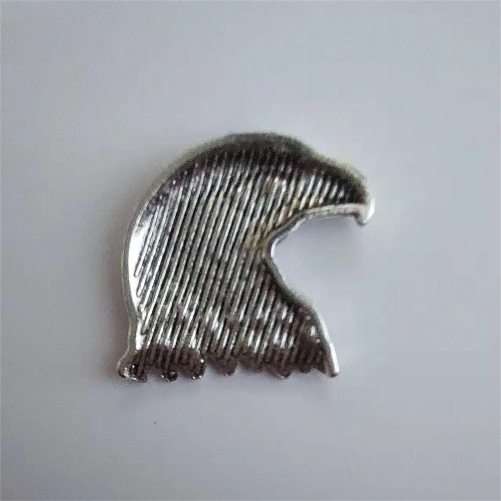Personality Carving Silver Eagle Head Metal Badge for ZP Kerosene Petrol Lighter DIY Handmade Decor Accessory Smoking Gadget