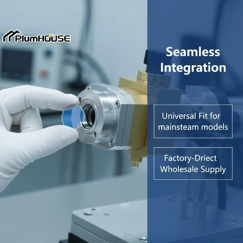 Fused Silica Laser Protective Windows For Laser Cutting Machine Head Parts Laser Debris Shield