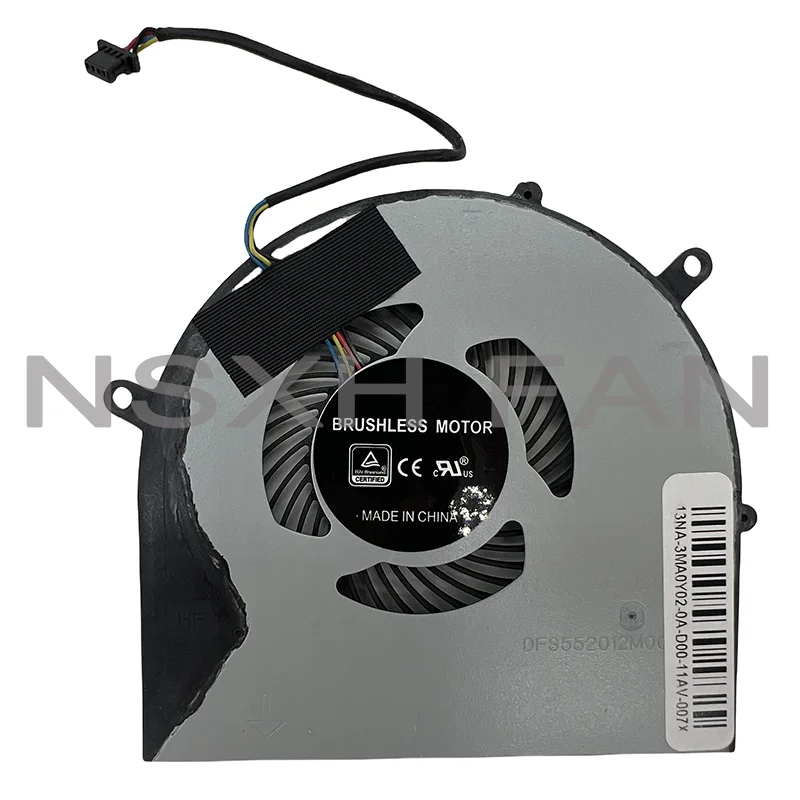 مروحة تبريد وحدة المعالجة المركزية ، المبرد ، FX63V ، FX63VM ، FZ63VM ، FX503VM ، S5AM ، GL703 ، GL703VM ، DFS552012M00T