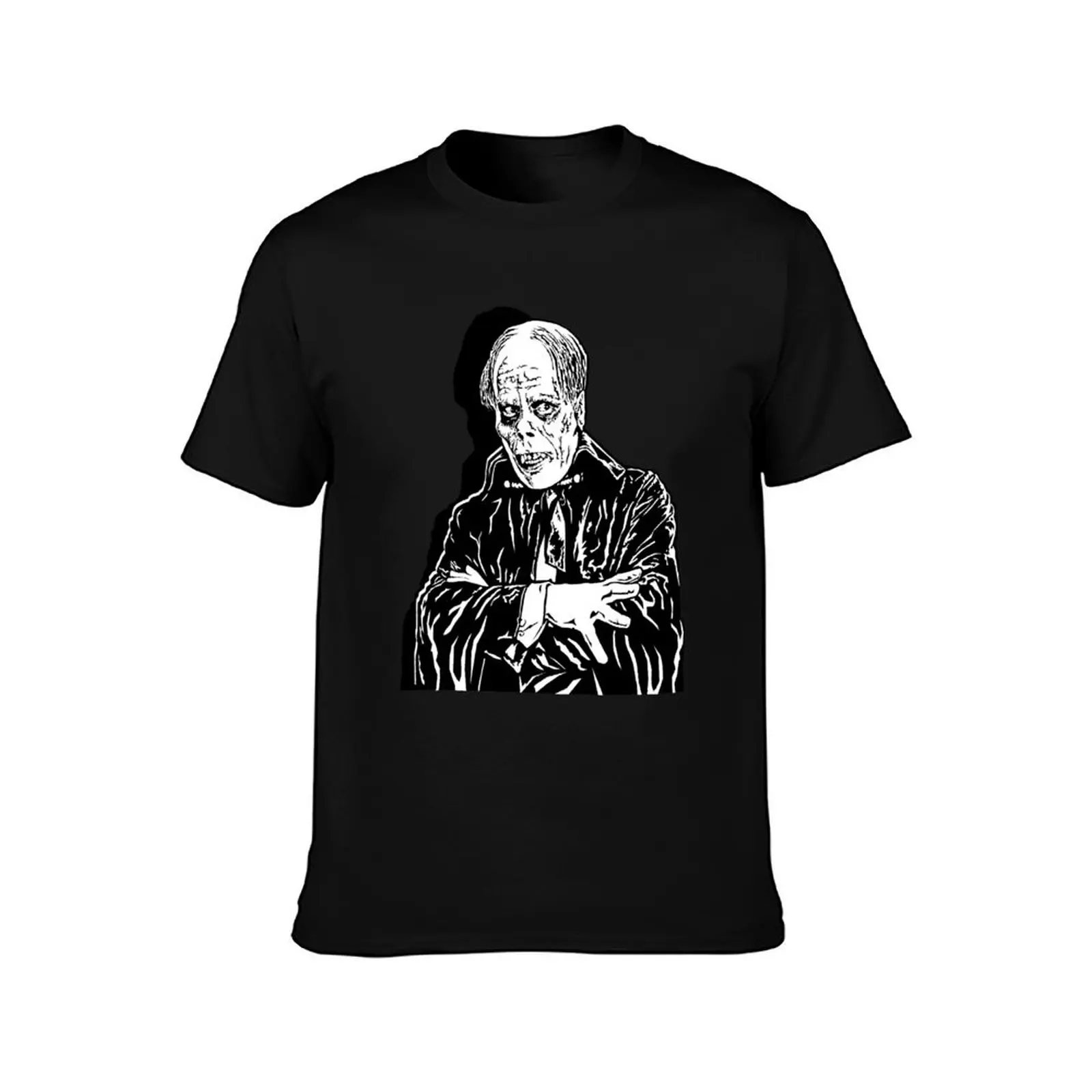The Phantom of the Opera T-Shirt Vintage Print Crew Neck Tee