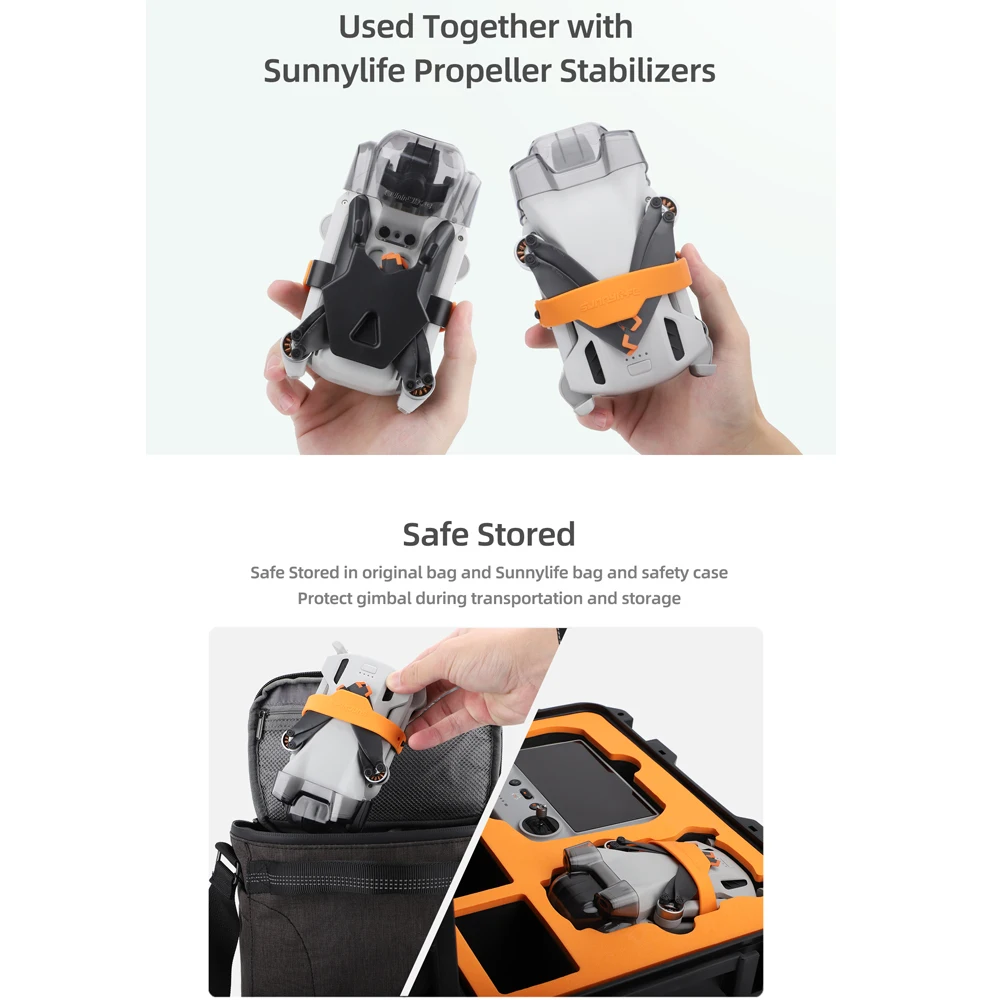 Sunnylife étui pour DJI Mini 3 couvercle d'objectif protecteur de caméra à cardan capuchon de protection d'objectif anti-poussière pour accessoires de Drone DJI Mini3