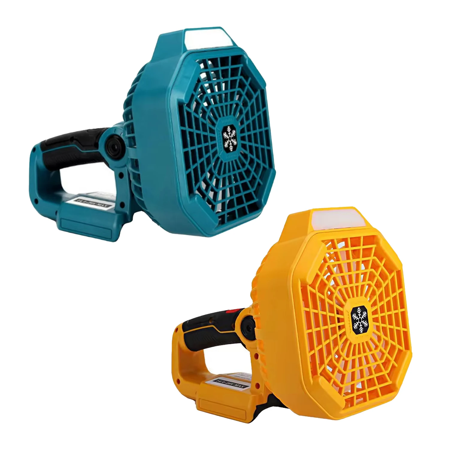 For Bosch/Milwaukee/Black Decker/Craftsman/Makita/Dewalt  Multi Function Portable Fan with LED Lights Outdoor Fan New