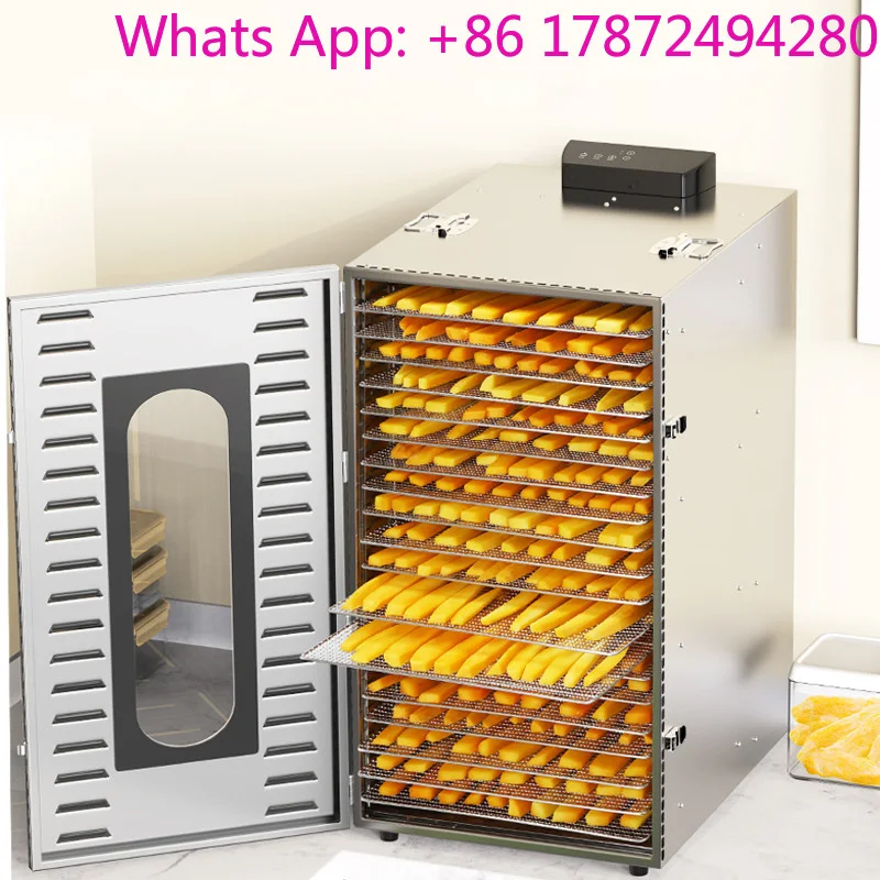 20-Tier Fruit and Vegetable Dehydrator Home & Commercial Fruit Chip Production 22-Tier Vegetable & Pet Treat (Customized)