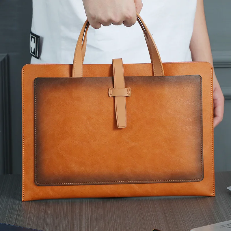 

New stylish portable business briefcase, designer style to show the temperament