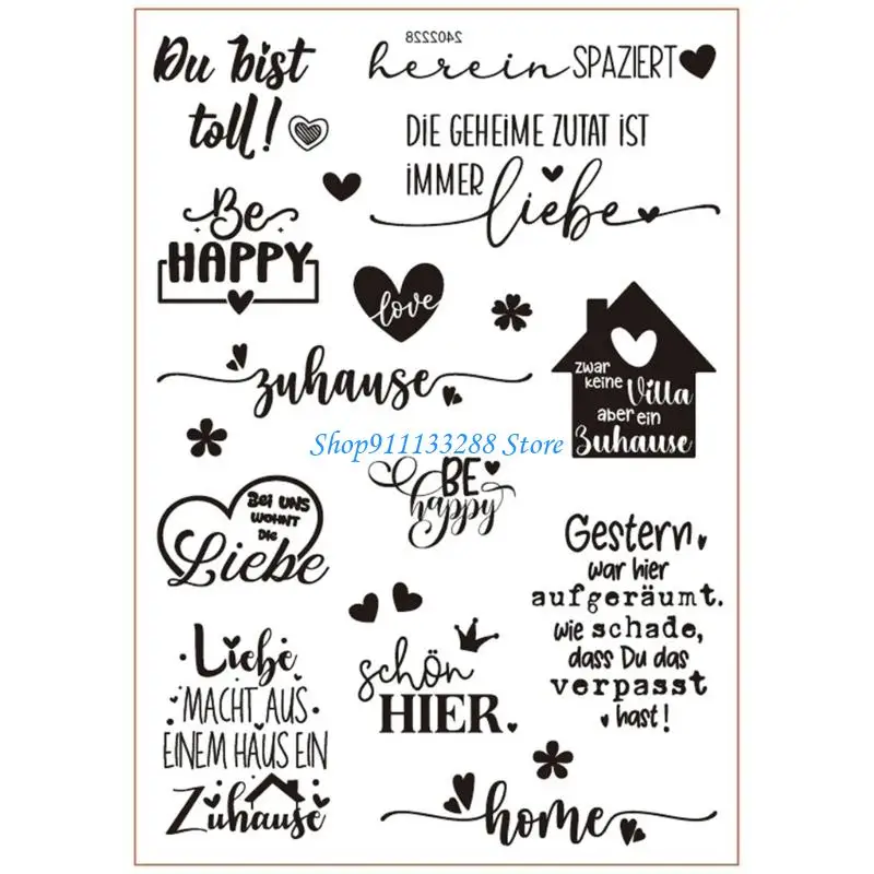 Water Transfer Candle Sticker Water Resistant Rub On Sticker for Art Craft Candle Glass Wood Furniture 5.83x8.27Inch