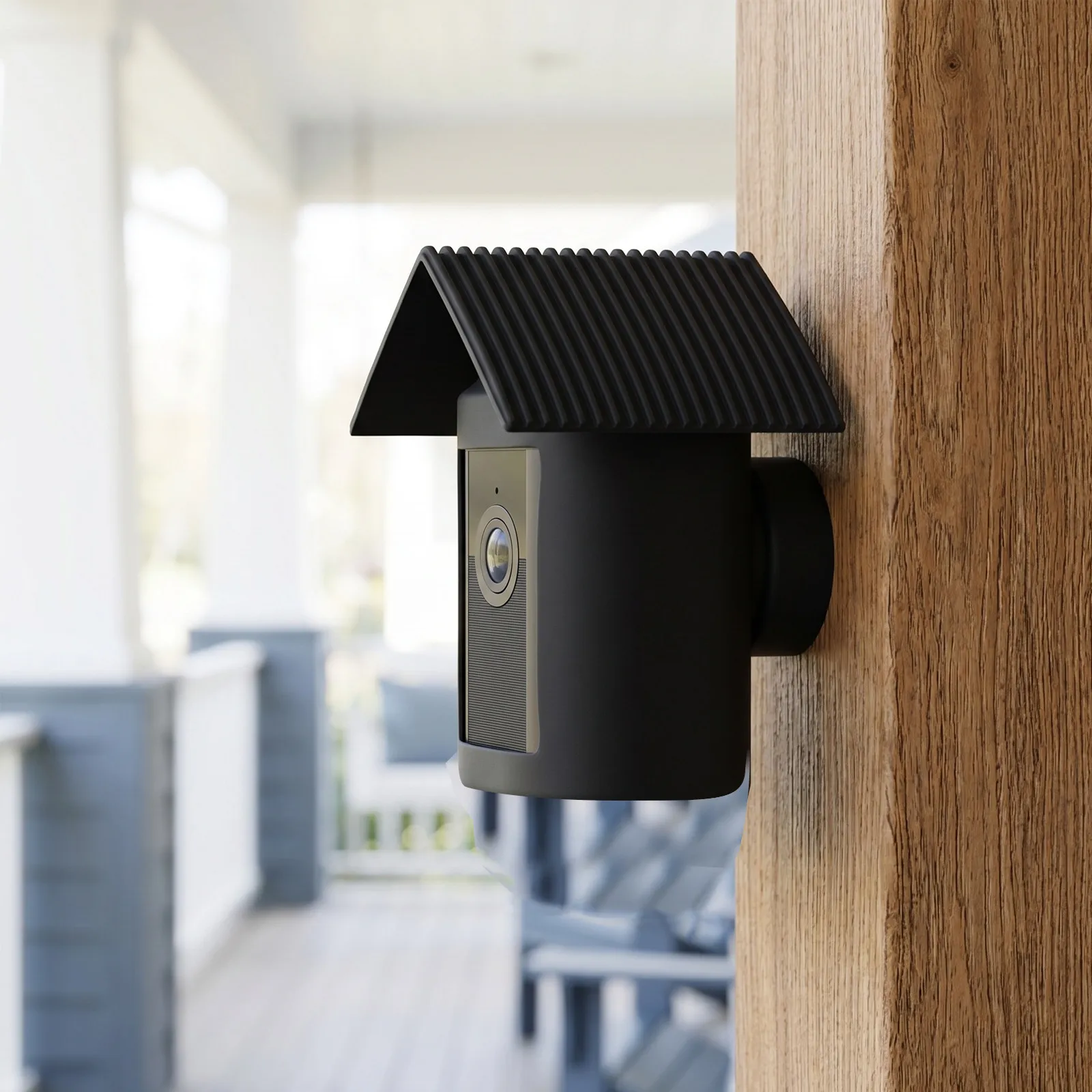 

Security Camera Skin Silicone Case Uv Protection Anti-Scratch Weatherproof Cover for Ring Outdoor Cam Plus Outdoor Camera
