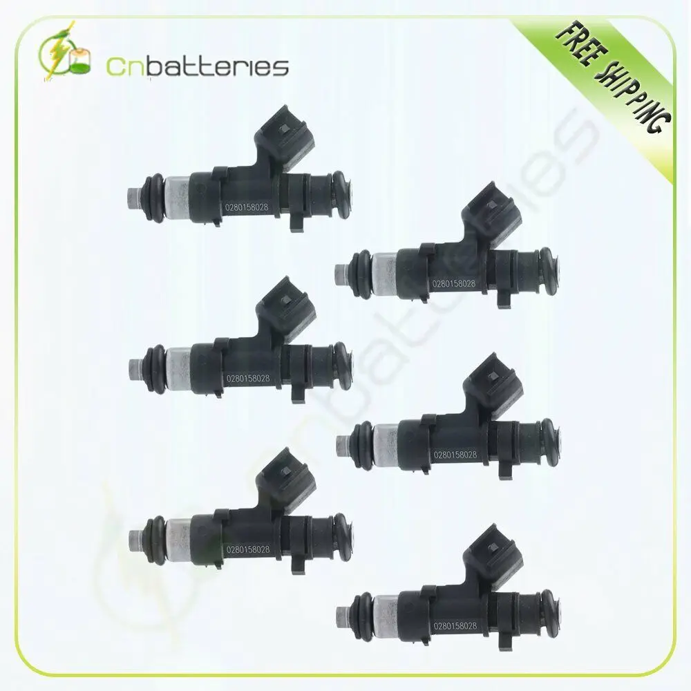 

6 Fuel Injectors For Dodge Grand Caravan Nitro Chrysler Town & Country 4.0L