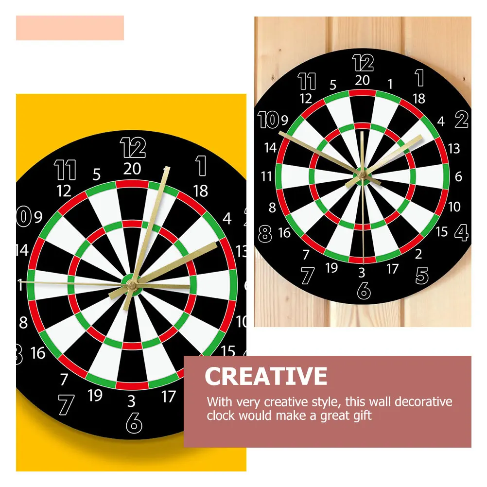 

Flywheel Dart Pattern Wall Clock Modern Mute Hanging Design Home Decor Living Room Silent Decorative Clock Wall Hanging Adorn