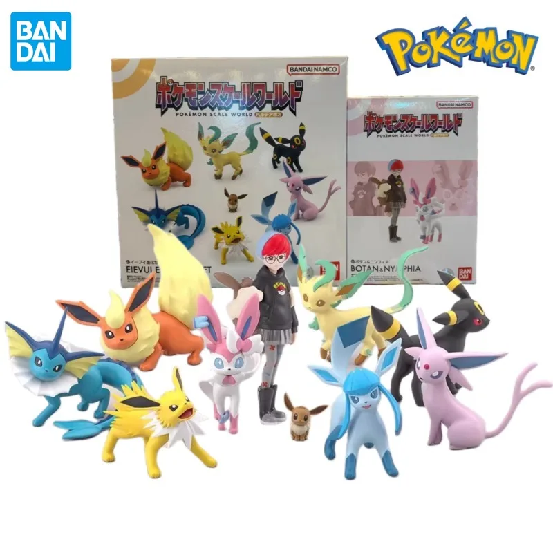 Eredeti bandai Pokémon Békateknő Világ paldea Mellék Penny sylveon eevee evolutions beállítása bel 8 Számolás vaporeon flareon jolteon