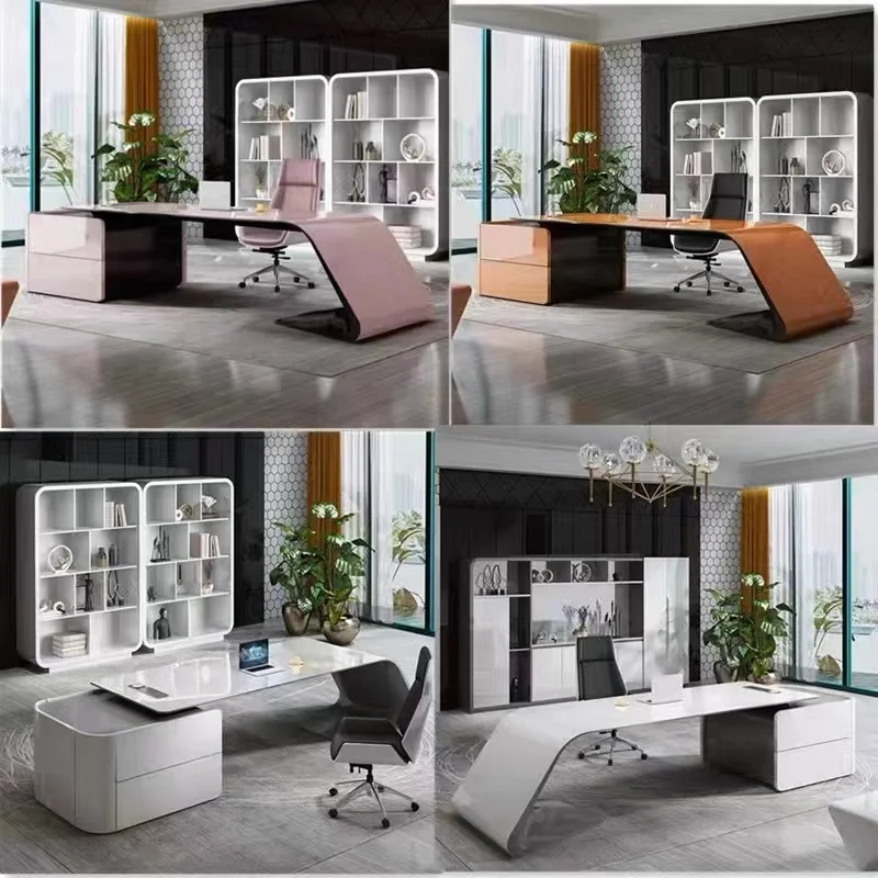 Conference Unusual Office Desk Cabinets Shelf Drafting Cheap Office Desk Storage Minimalist Unique Wooden Bureau Furniture