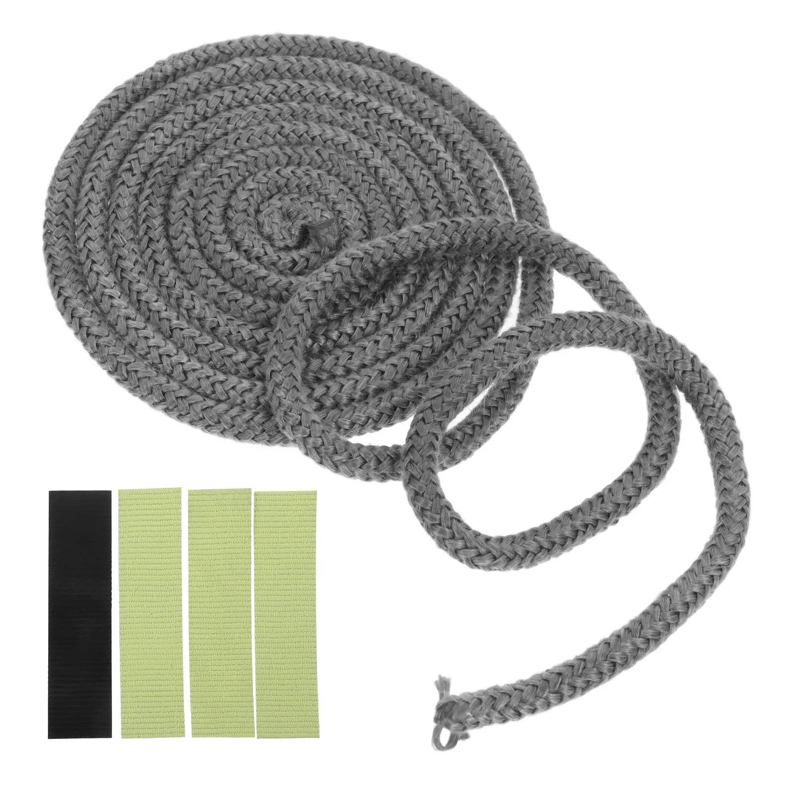 1 Roll Stove Door High Temp Resistant Fiberglass Sealing Rope Heat Insulation Fireproof Fireplace Seal Gasket Wood Stove Cord