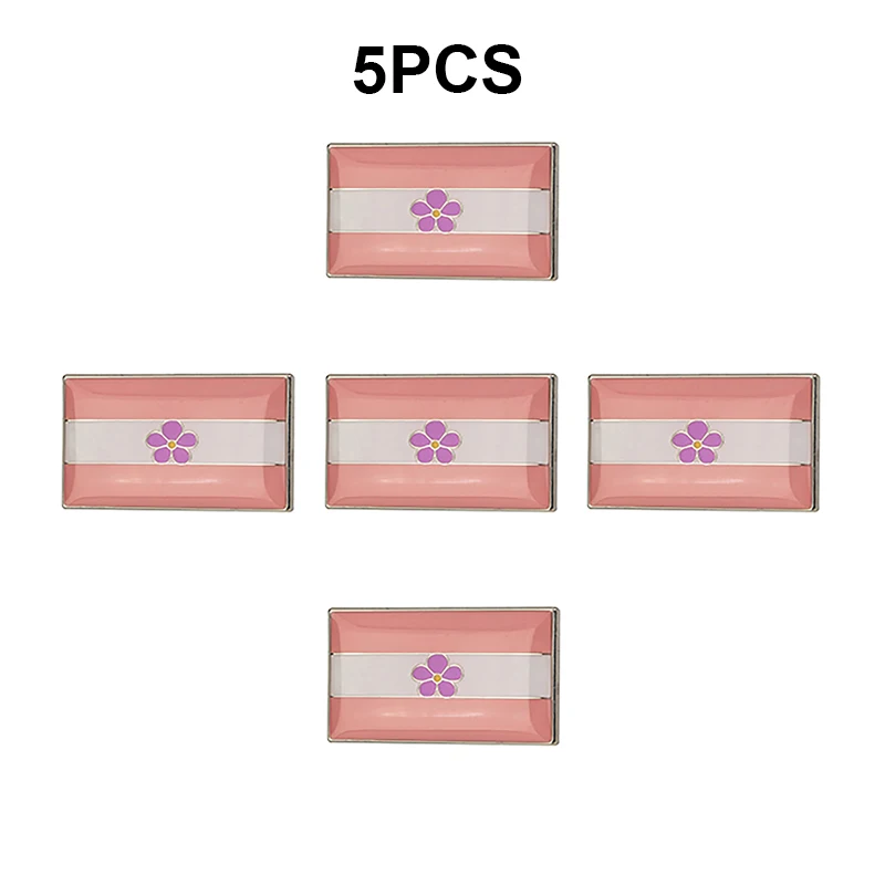 1-100pcs Sapphic Pride Lapel Pin Flag badge Brooch Pins Badges