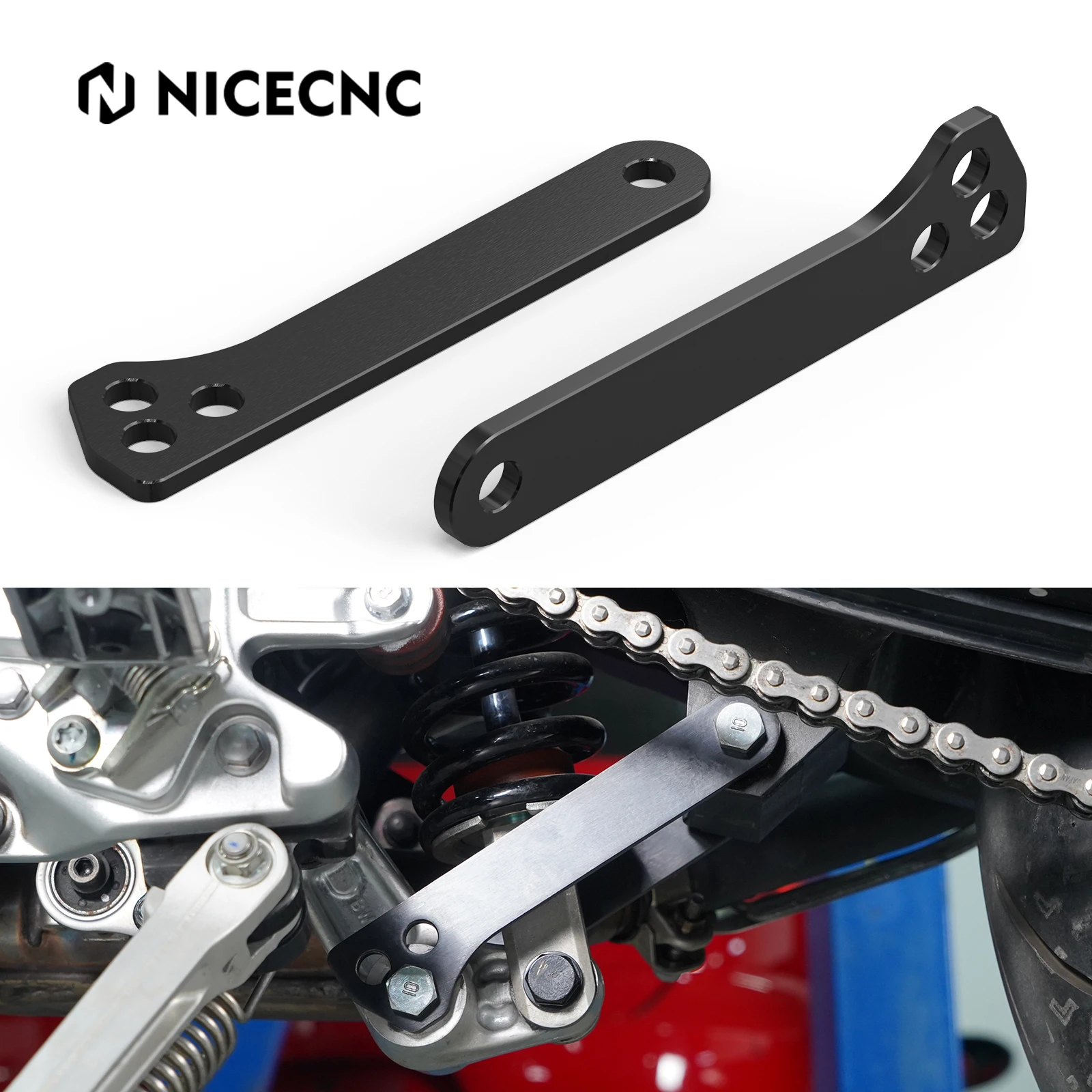 

For Yamaha Tenere 700 T700 XTZ700 Rally Edition 2020-2024 Motorcycle Suspension Lowering/Raising Links Lower 18/30MM Raise 12MM