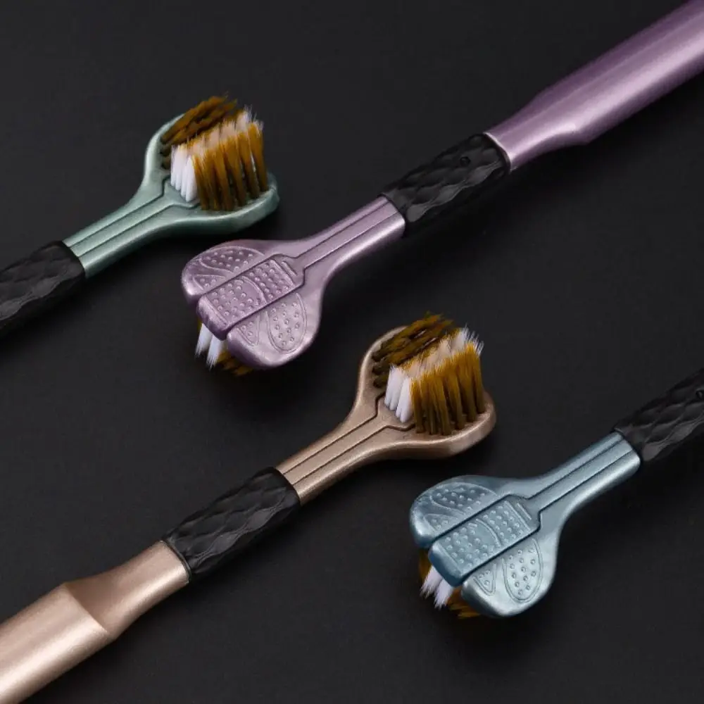 

6PCS Inter-Dental Soft-bristled Toothbrush Soft Bristle Deep Cleaning Three Sided Toothbrush Gingival Sensitivity Family Pack