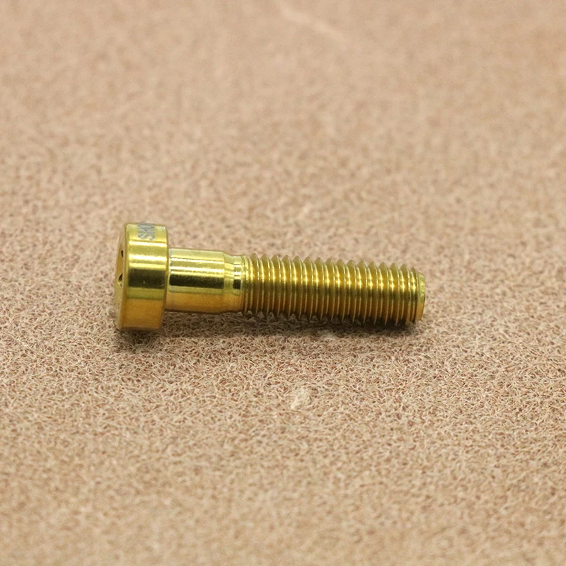 For Shimano XT M8000 9000/9020 Mountain Bike Oil Brake TC4 Titanium Screw Three Colors Bicycle Parts M6 × 24mm 2 Pcs