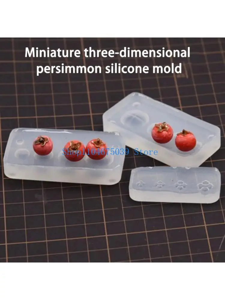 

5asd Heat Resistant Silicone Mold Realistic Fruit Design Mould For Artistic Crafts Family Activities