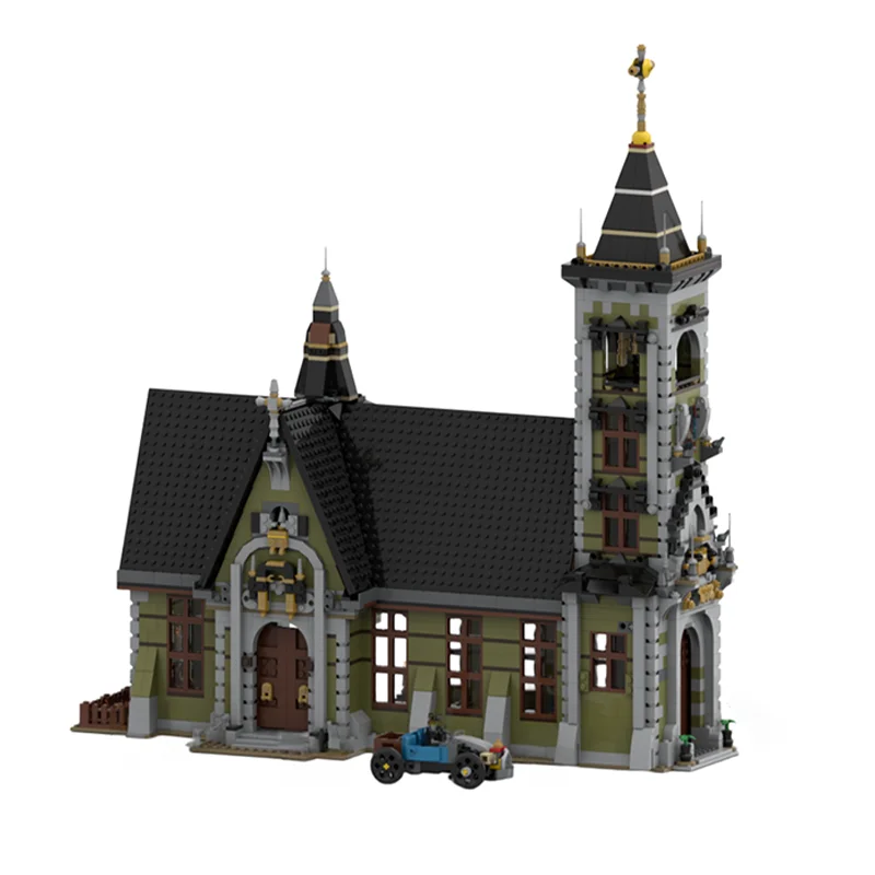 2922 قطعة MOC المباركة البيت لتقوم بها بنفسك نموذج اللبنات ألعاب عيد ميلاد هدية للشفاء الروحي