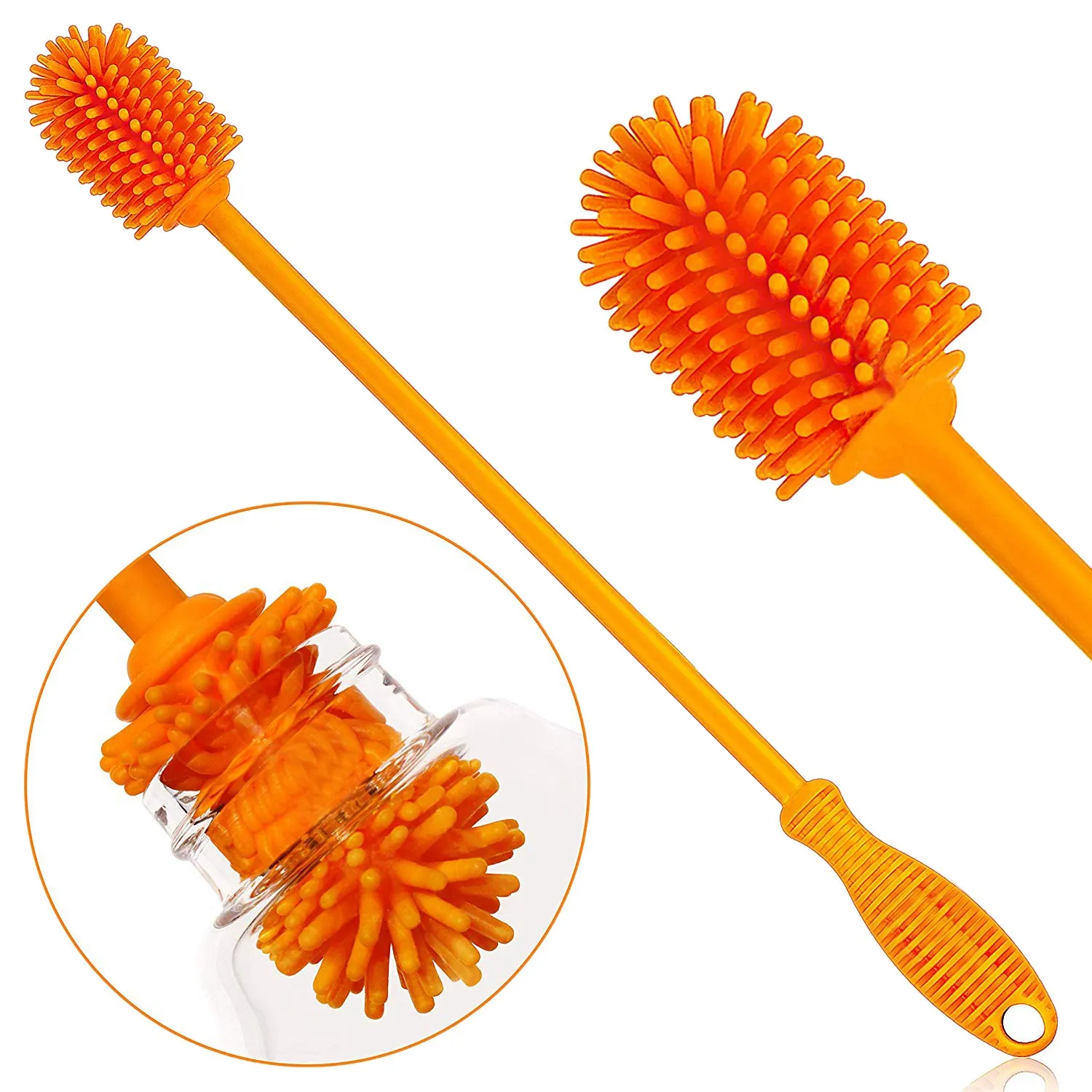 AS94-Bottle Brush Bottle Cleaner For Your Hydro Flask, Sports Bottle, Vase And Glassware,Water Bottle Cleaning Brush For Washing
