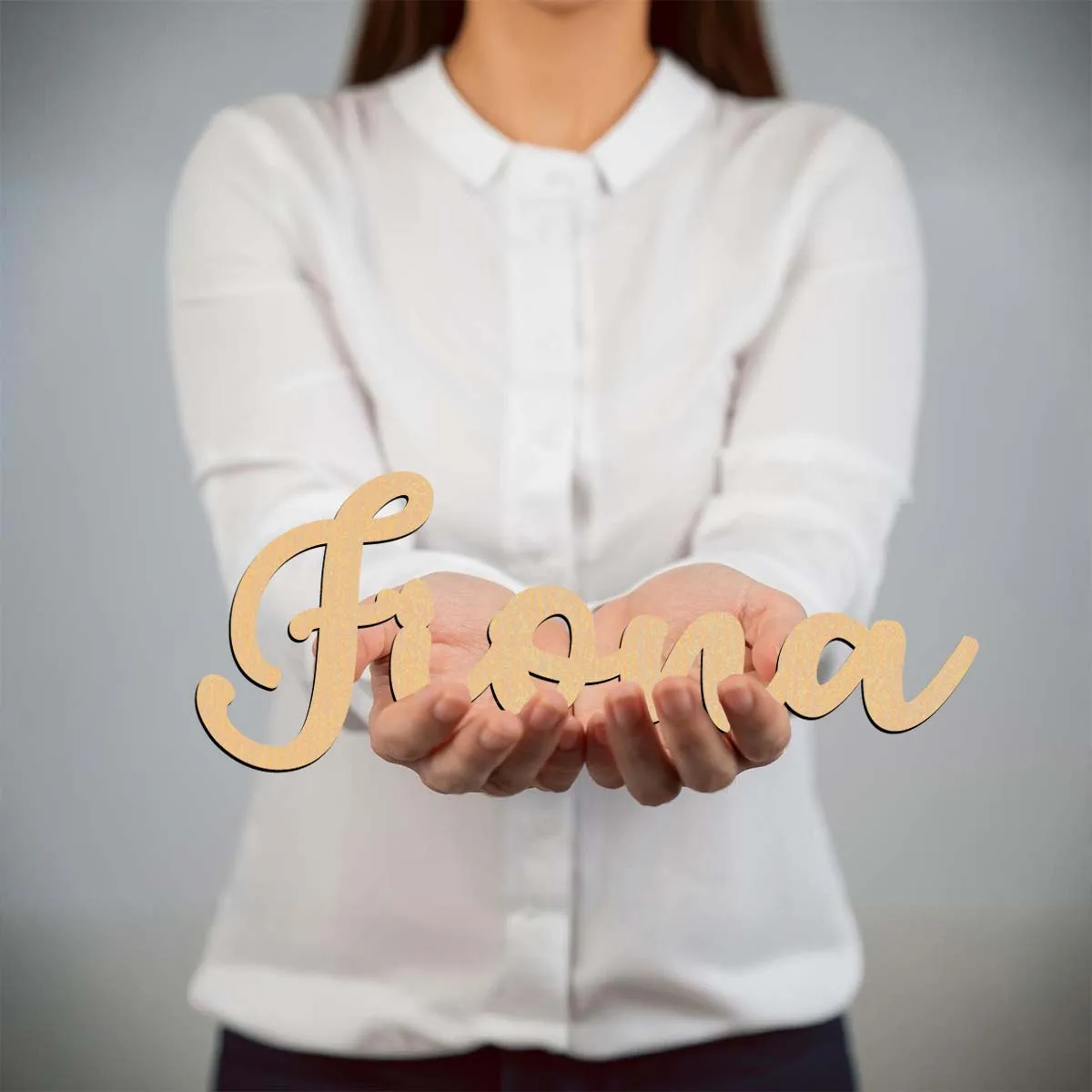 Frena-placa de madera con letras personalizadas, letrero cortado con láser, Material de madera, placa decorativa montada en la pared para dormitorio, 1 ud.